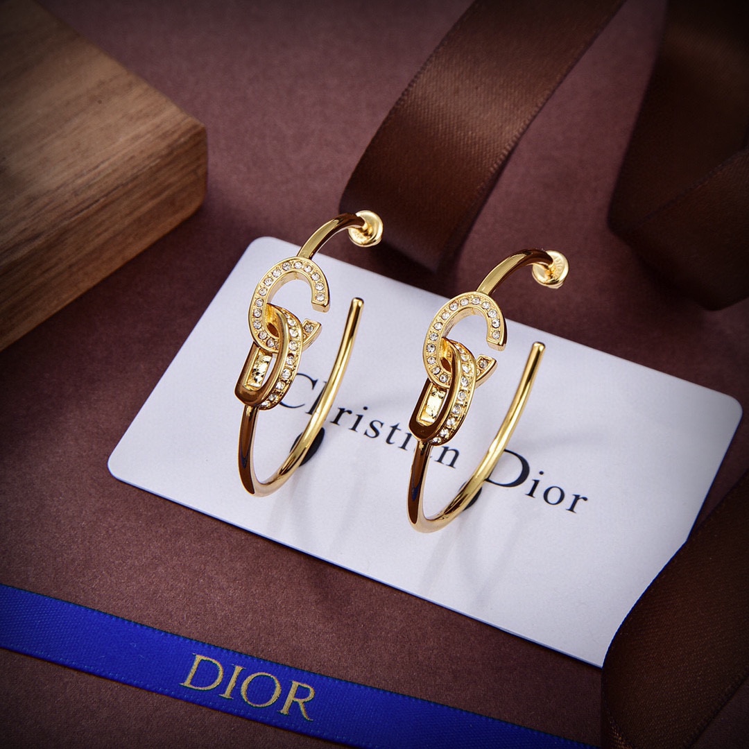 [TOP] Christian Dior Earring - Gold