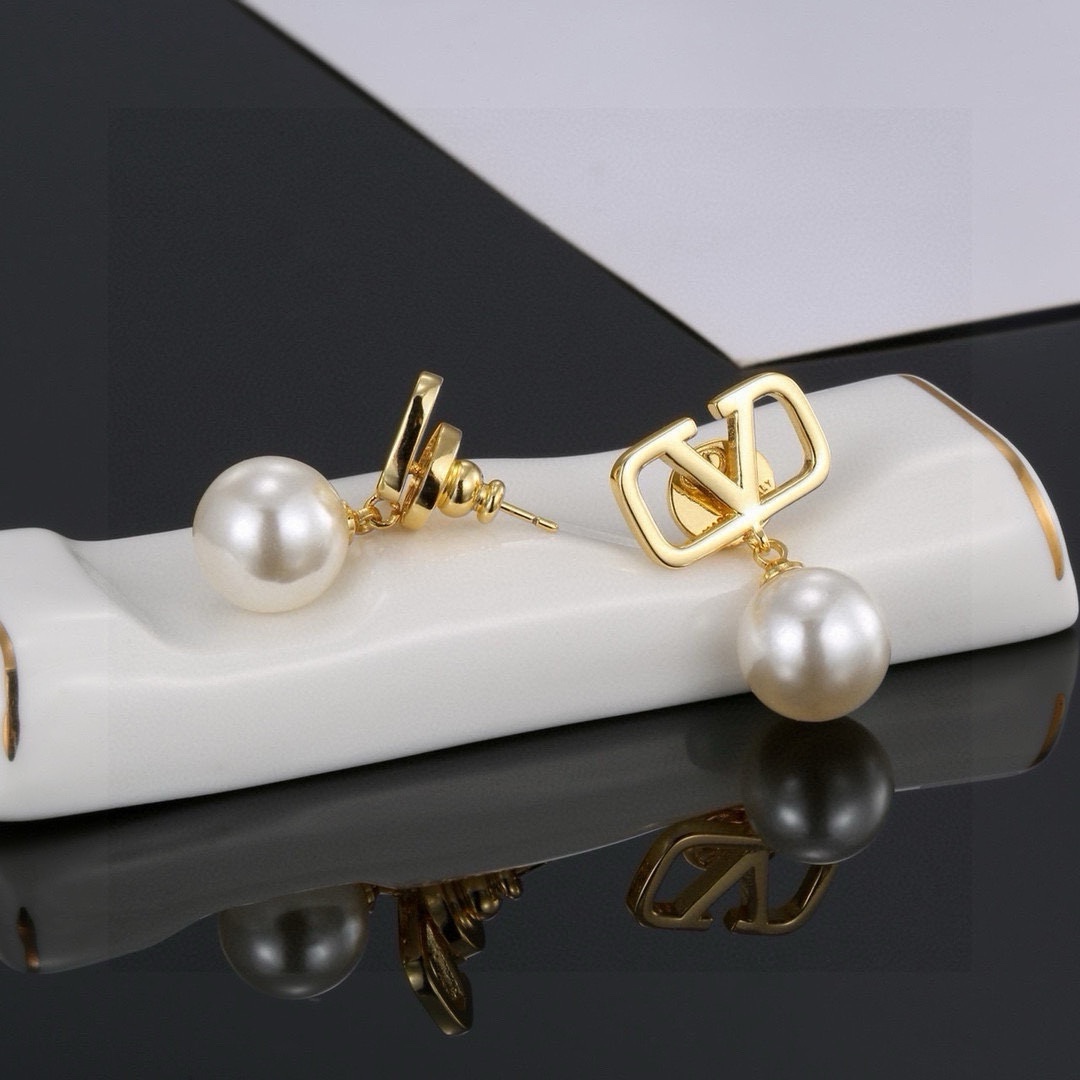 [TOP] VALENTINO Earrings - Gold - 711 Luxury
