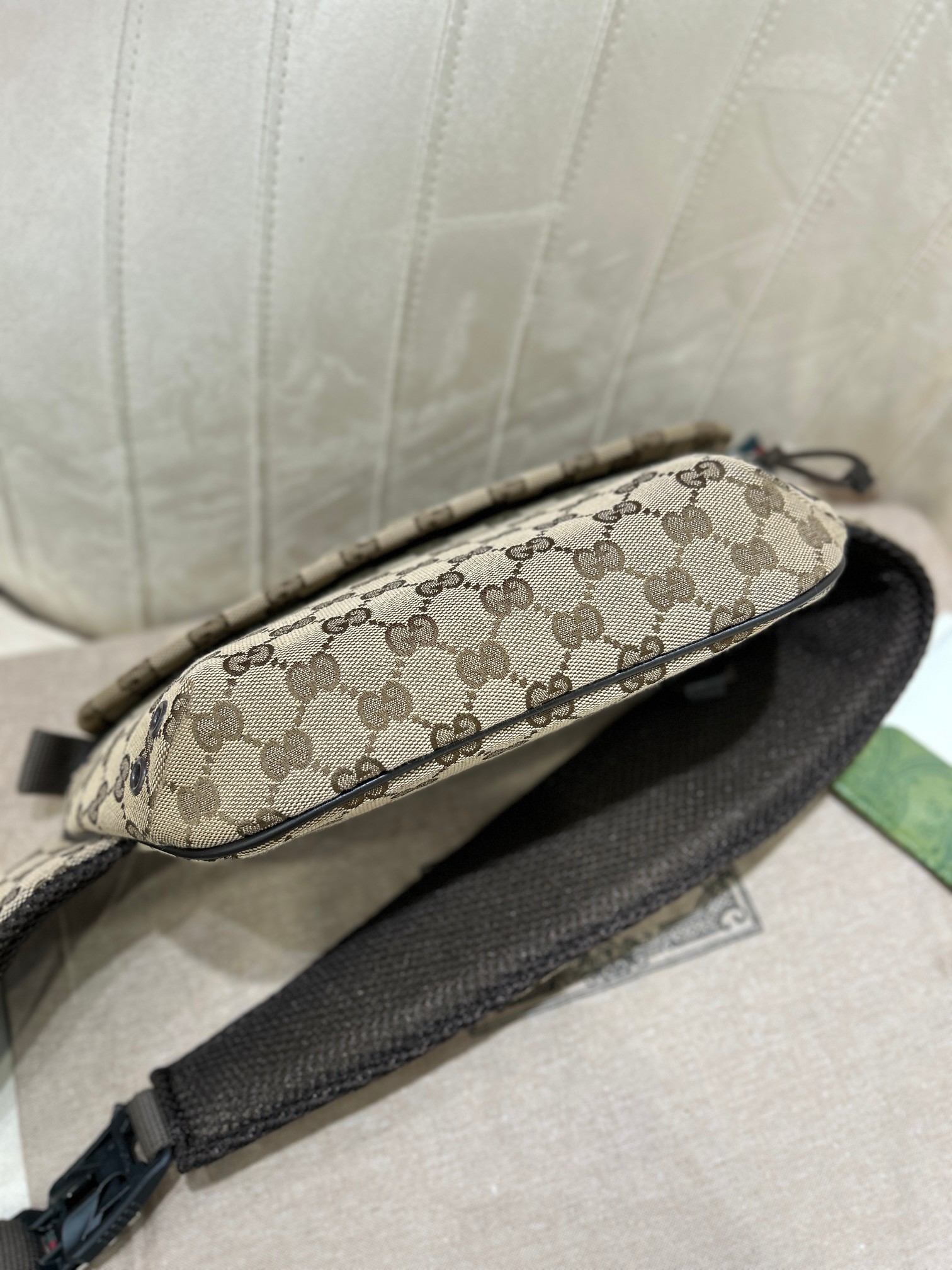 [TOP] GUCCI Ophidia Waist Bag 32*17*5cm- Brown