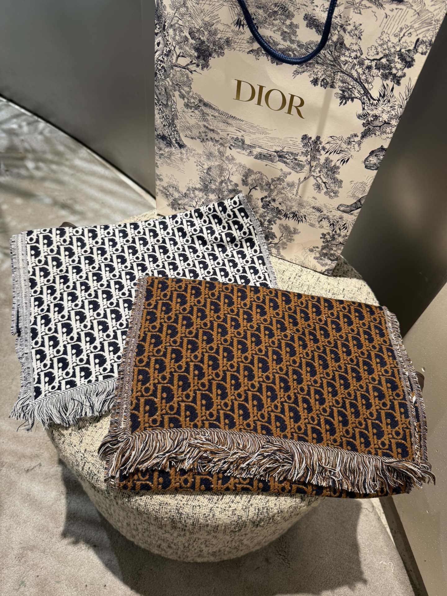 [TOP] Christian Dior  Scarf 33x200cm - 2 Colors