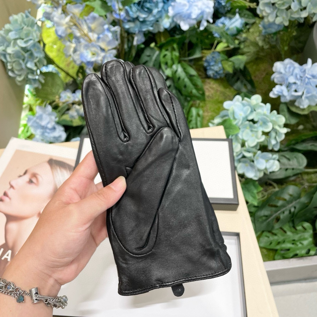 [TOP] GUCCI Women's  Gloves - Black