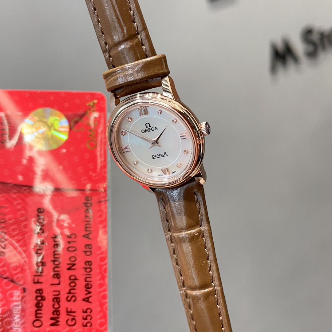 [TOP] OMEGA Watch 27.4mm-Brown