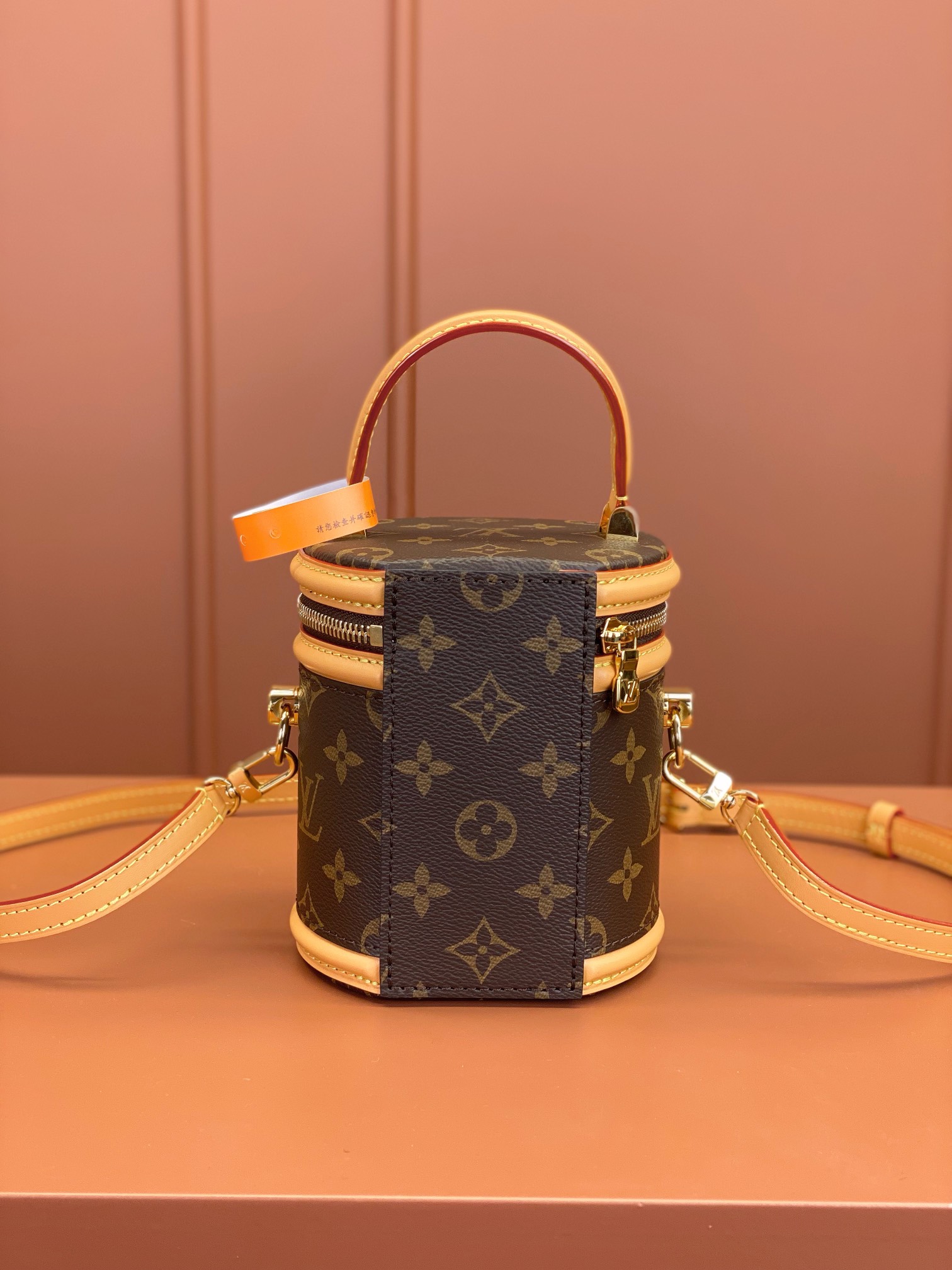 [TOP] Louis Vuitton LV L*V Giant Monogram Vanity Bag 14.5x14x12cm - Brown