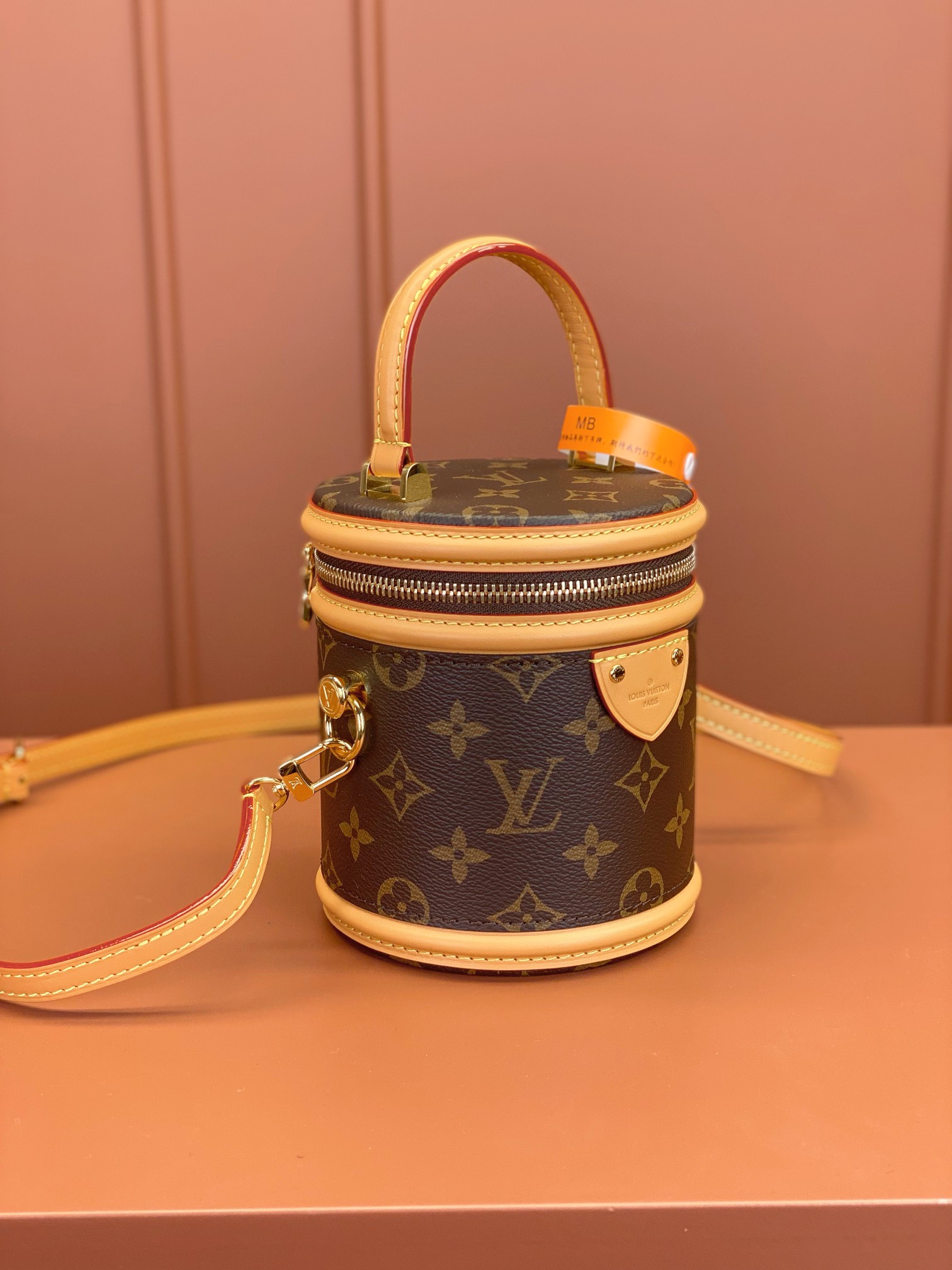 [TOP] Louis Vuitton LV L*V Giant Monogram Vanity Bag 14.5x14x12cm - Brown