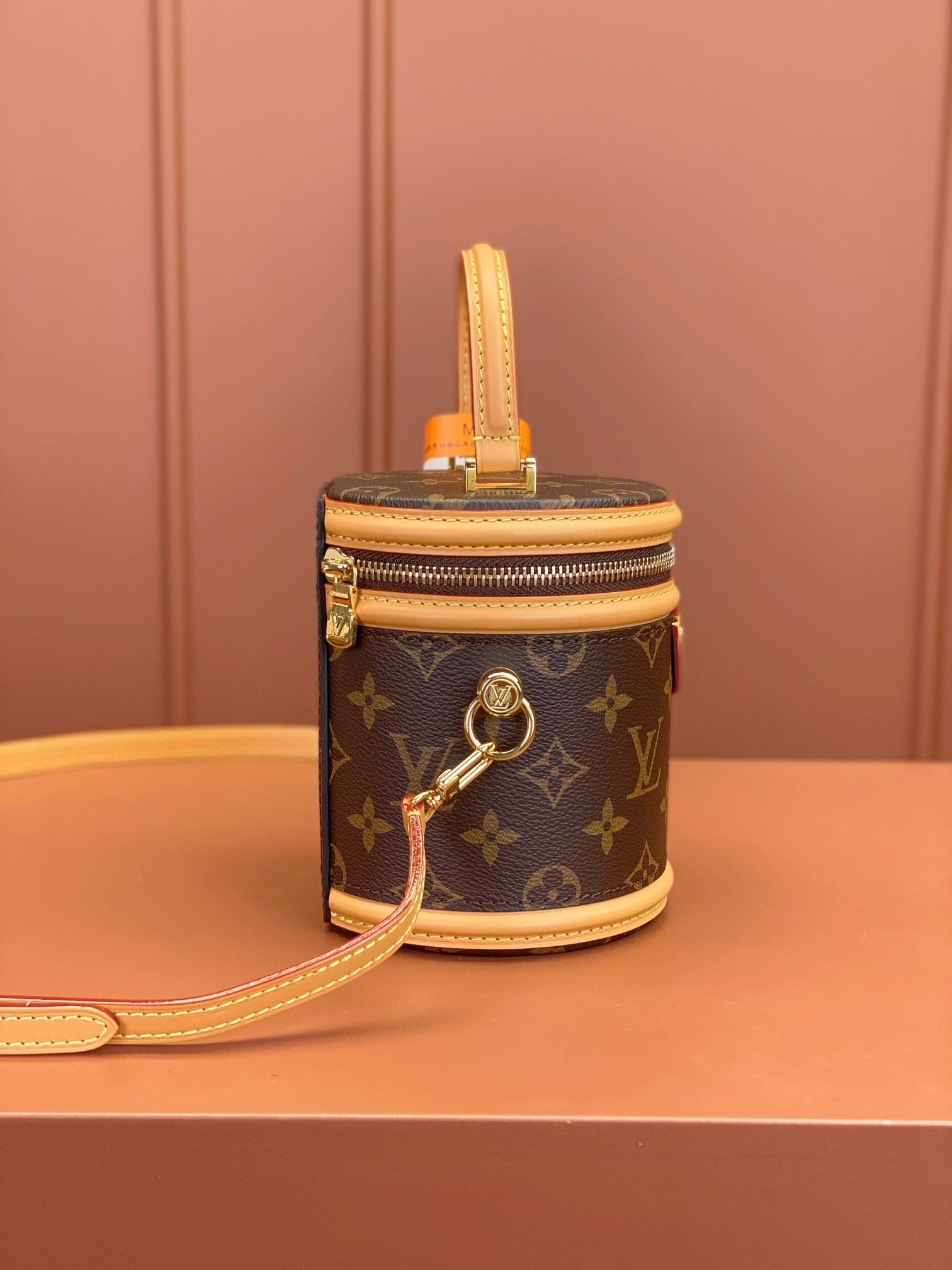 [TOP] Louis Vuitton LV L*V Giant Monogram Vanity Bag 14.5x14x12cm - Brown