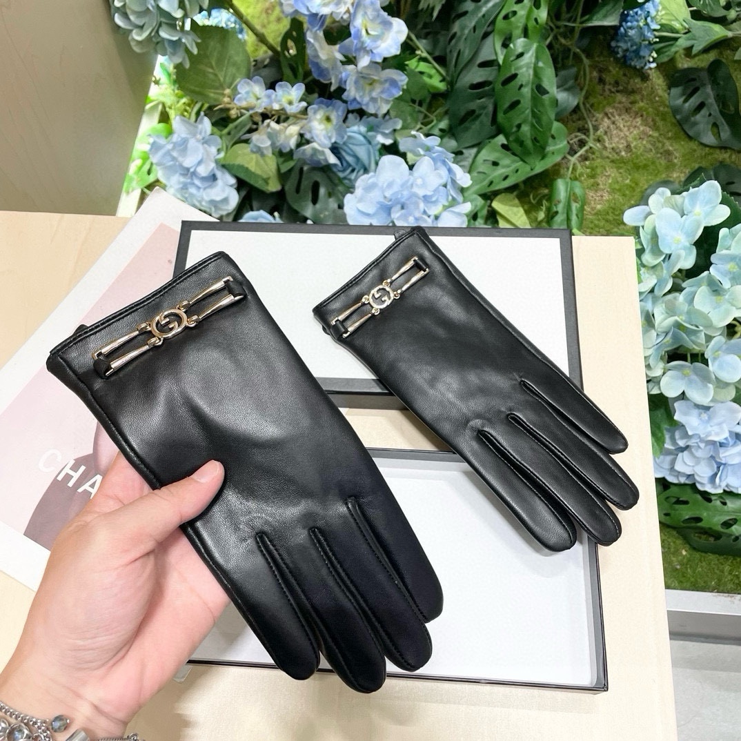 [TOP] GUCCI Women's  Gloves - Black