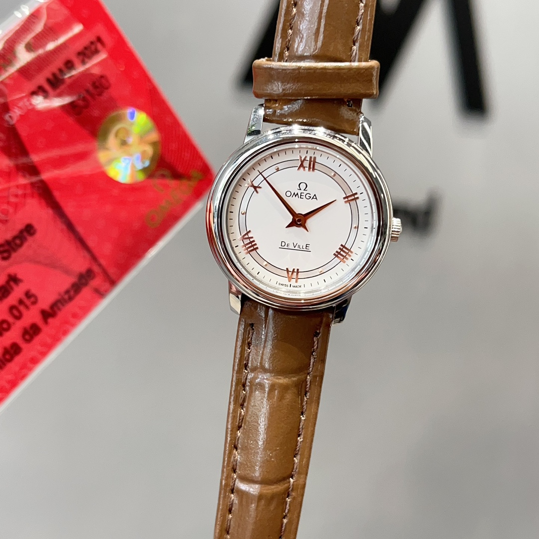 [TOP] OMEGA Watch 27.4mm-Brown