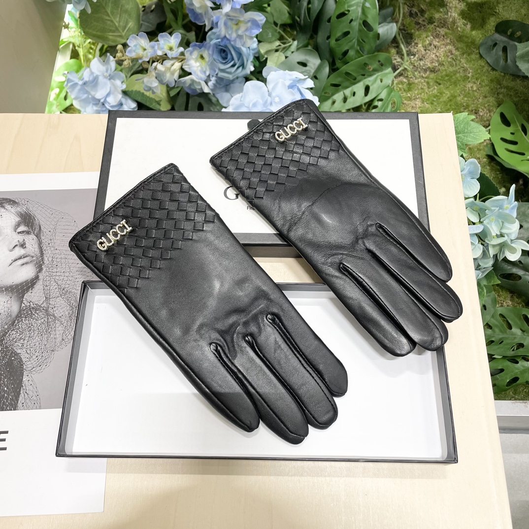 [TOP] GUCCI Women's  Gloves - Black