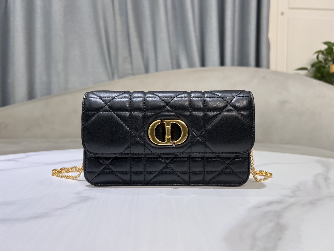 [TOP] Christian Dior Miss Caro Chain Bags 19×11×4.5cm - 2 Colors - GHW