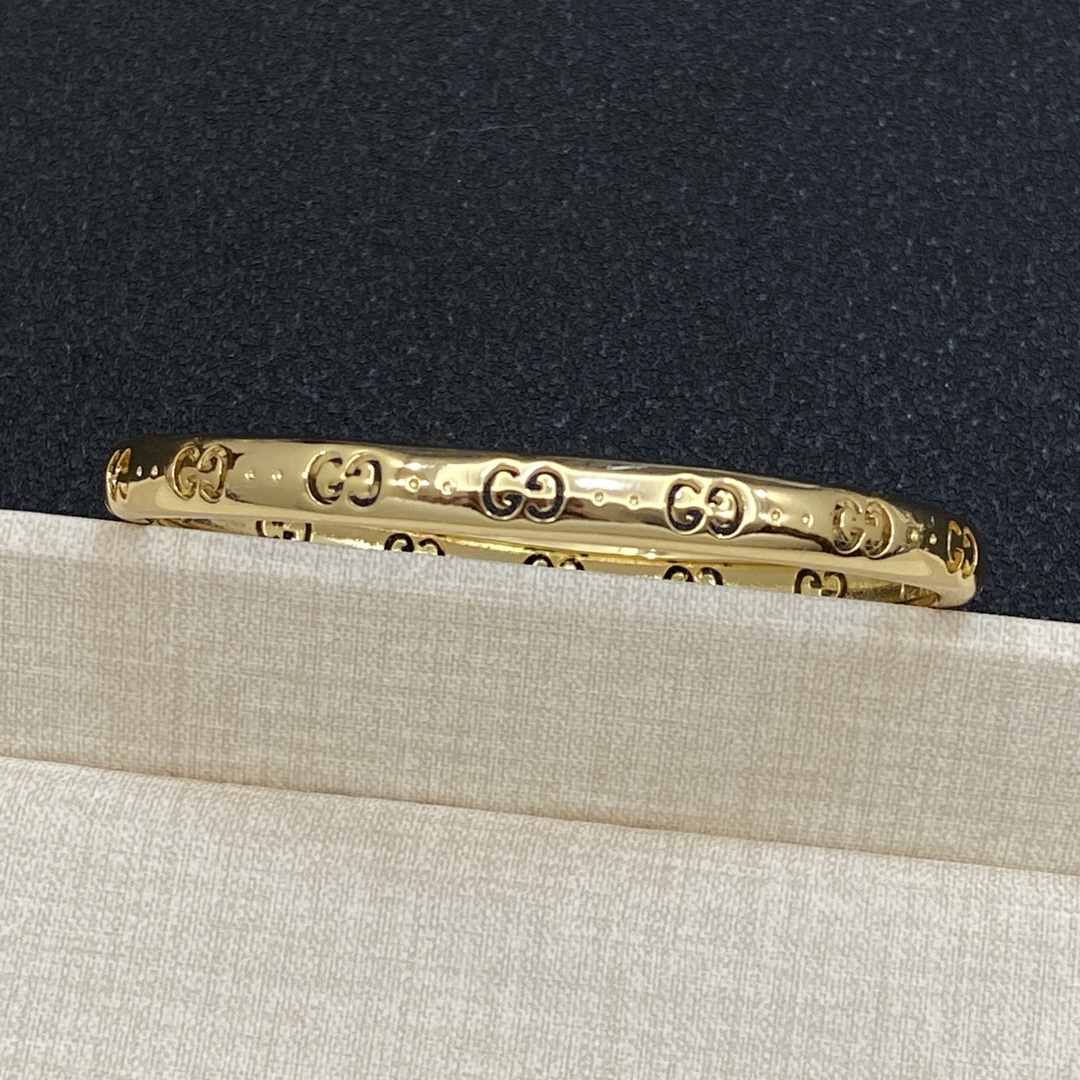 [TOP] GUCCI GG Bracelet - Silver & Gold