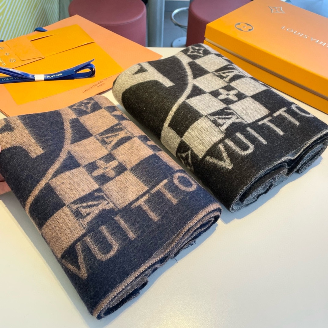 [TOP] Louis Vuitton LV Scarf  58*200cm - 2 Colors