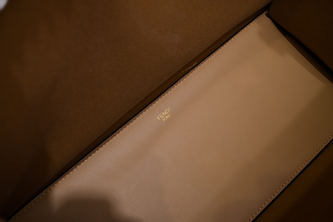 [TOP] FENDI Sunshine Tote Bag 35*31*17cm - Brown