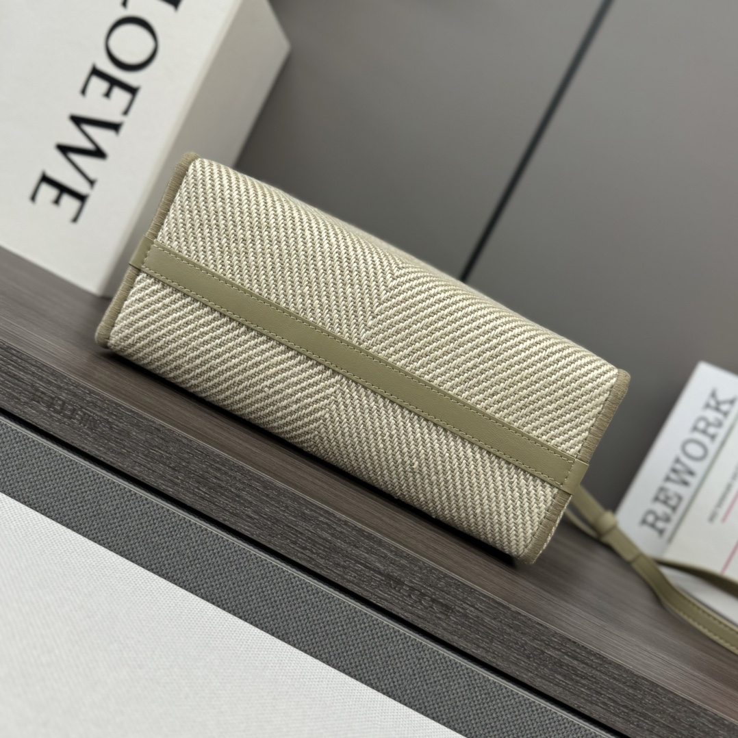 [TOP] LOEWE Font Tote Bag 24x20x11cm/30x15x25.5cm - Beige