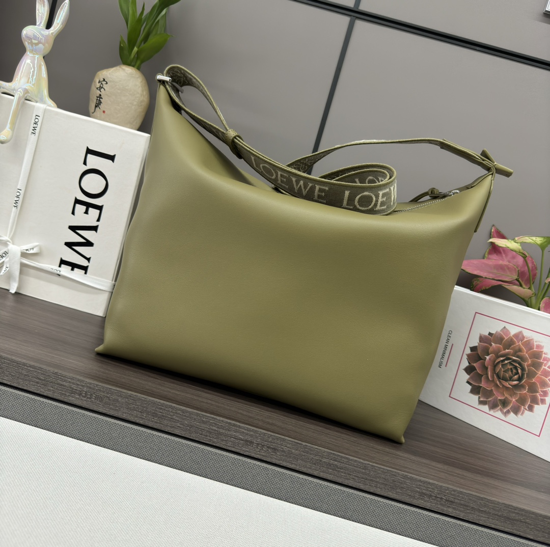 [TOP] LOEWE Cubi Bag Anagram Bag 44*30*18cm - Green