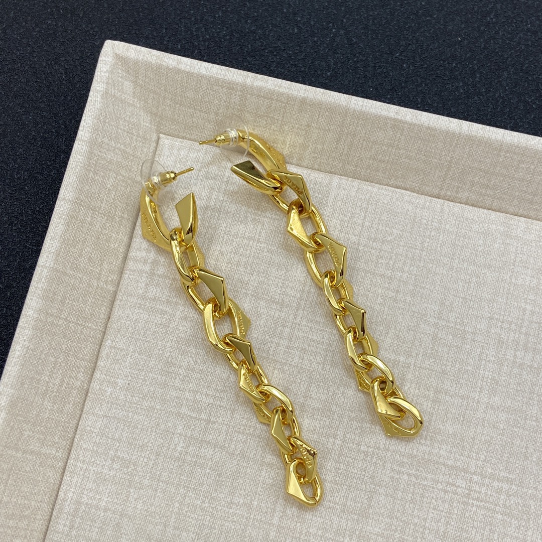 [TOP] PRADA Earrings - Gold