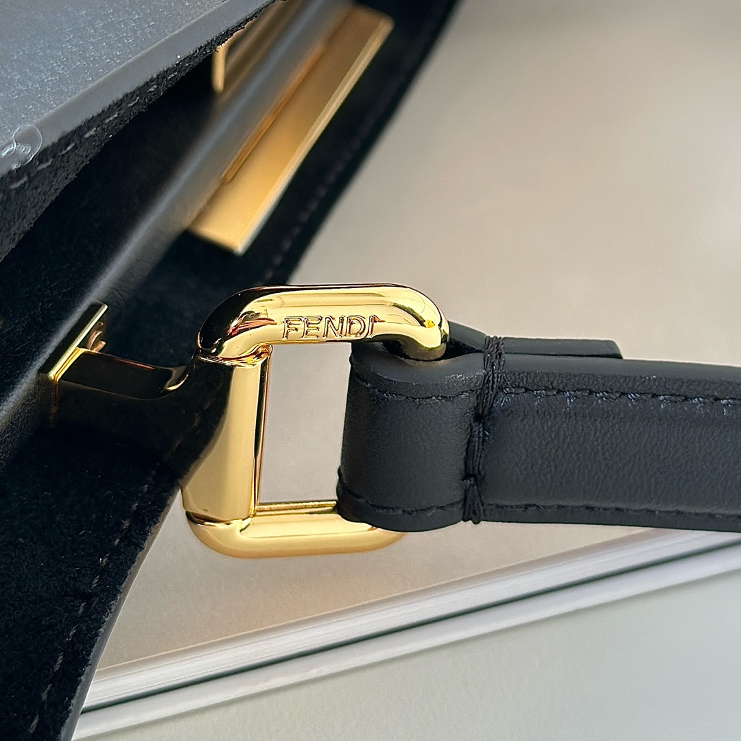 [TOP] FENDI Peekaboo Medium Cowhide Bag 33×10×25.5cm - 4 Colour