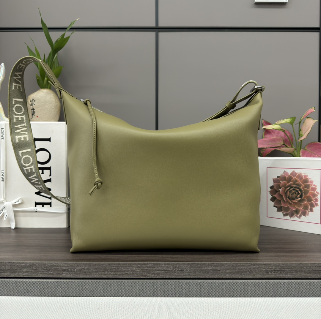 [TOP] LOEWE Cubi Bag Anagram Bag 44*30*18cm - Green