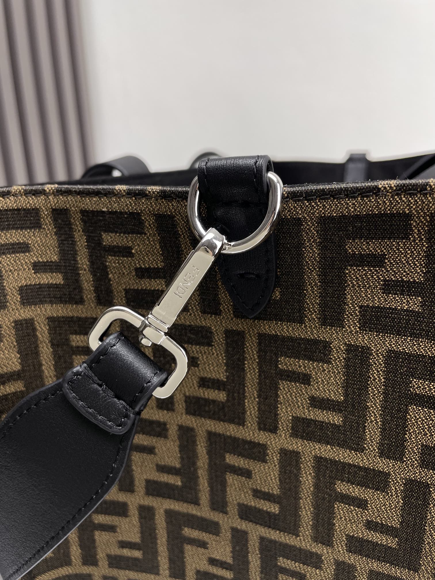 [TOP] FENDI FF Shopping Bag 41x35x19cm - Brown