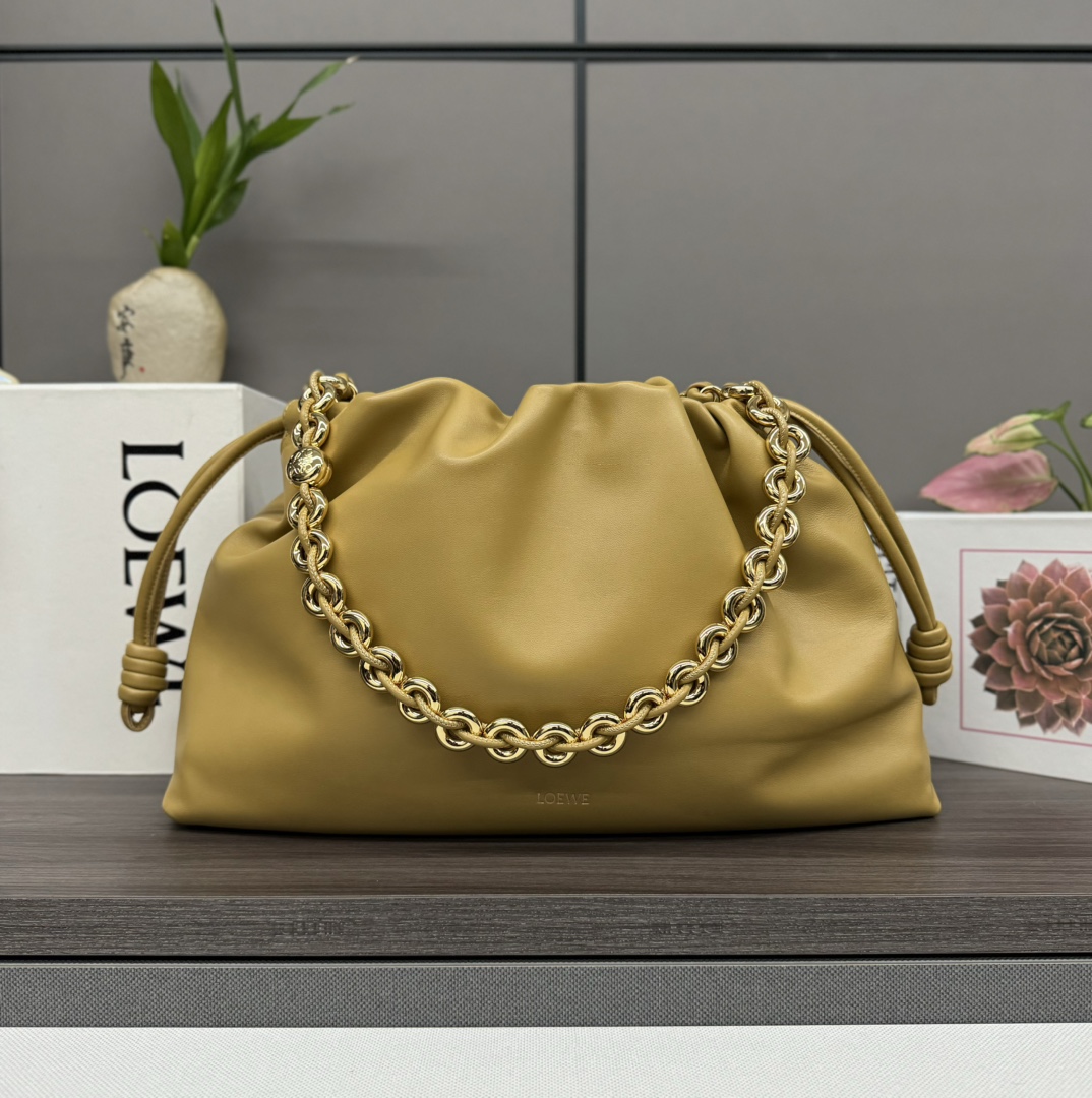 [TOP] LOEWE Sheepskin Flamenco Bags 41*9*26 CM - 3 Colour