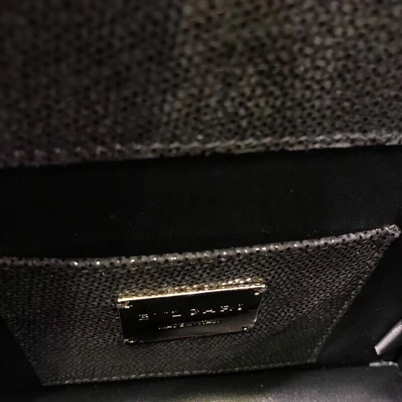 [TOP] BVLGARI Sperpenti Forever Top Handle Bag 18*16*9cm - Black