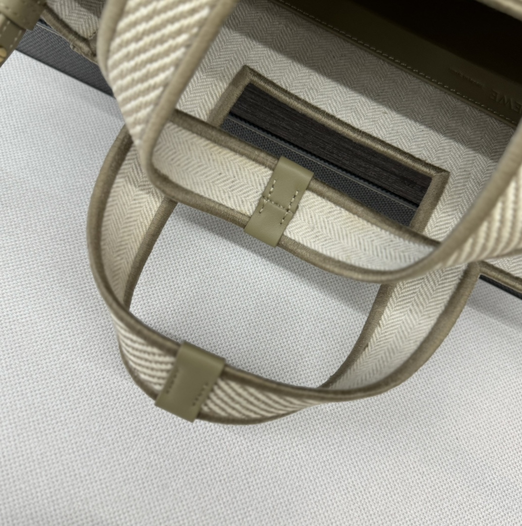 [TOP] LOEWE Font Tote Bag 24x20x11cm/30x15x25.5cm - Beige
