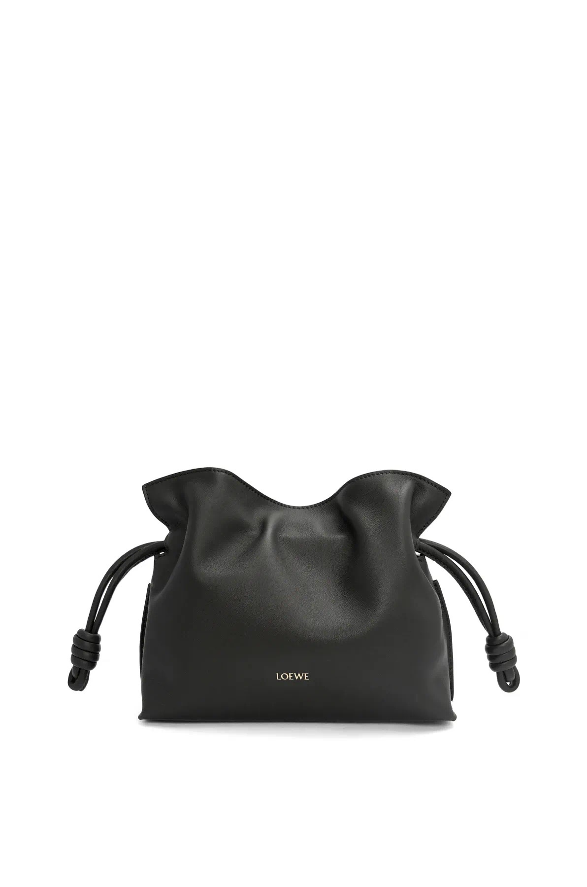 [TOP] LOEWE Sheepskin Flamenco Bags 23x18x9cm/30x24.5x10.5cm - Black