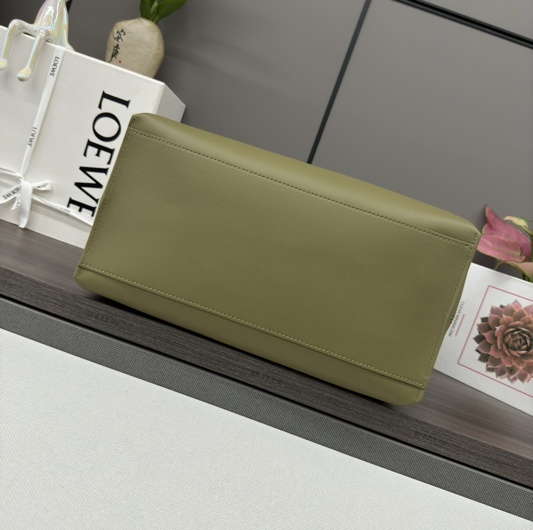 [TOP] LOEWE Cubi Bag Anagram Bag 44*30*18cm - Green