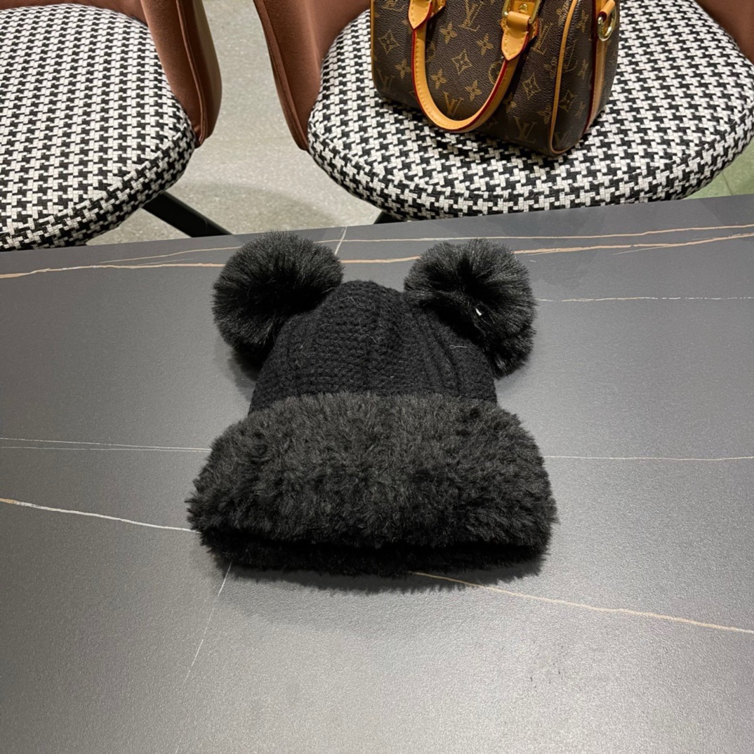 [TOP] CELINE Knitted Woolen Hat - 3 Colour