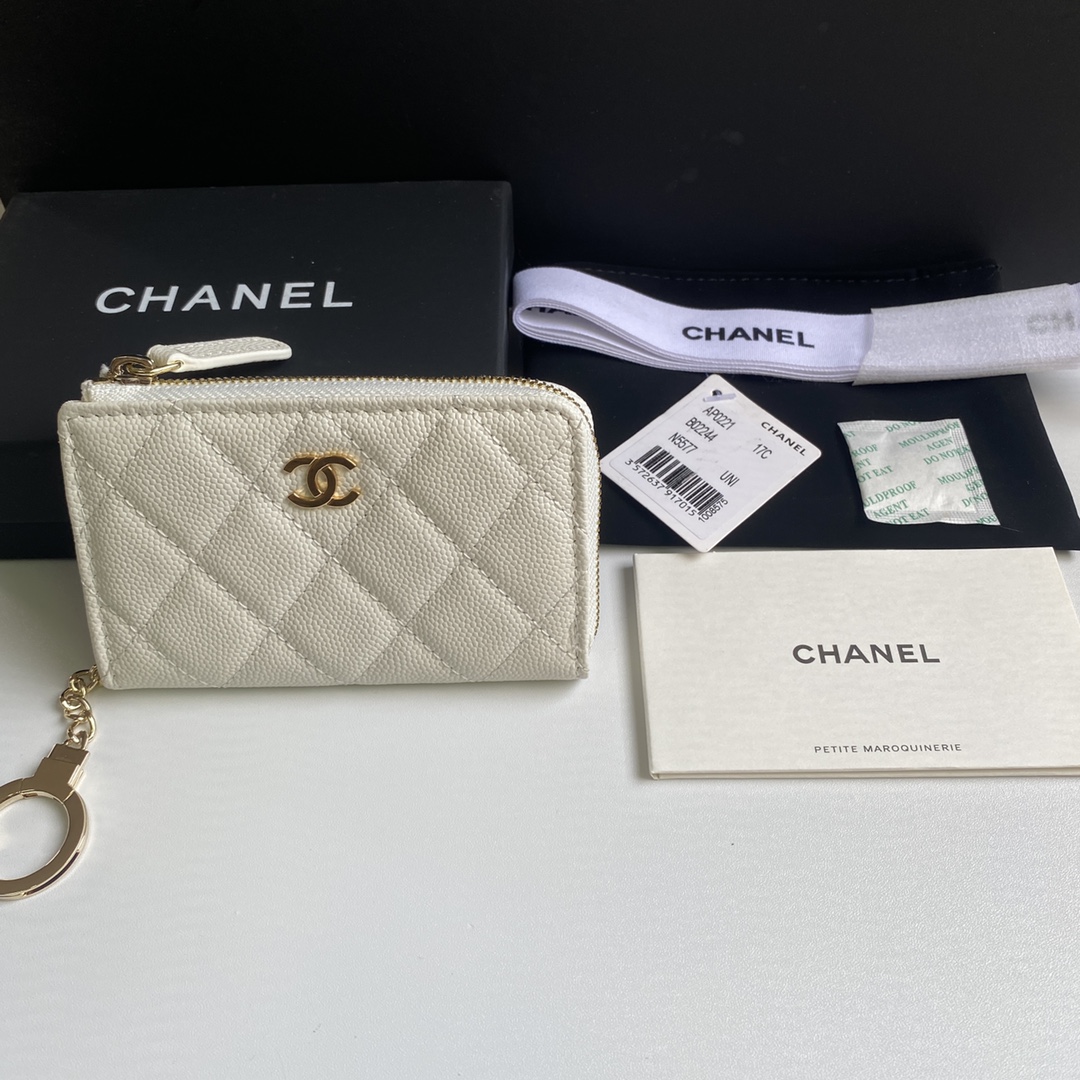 [TOP] CHANEL Wallet 12*7.5*2.5cm - 4 Colour - GHW
