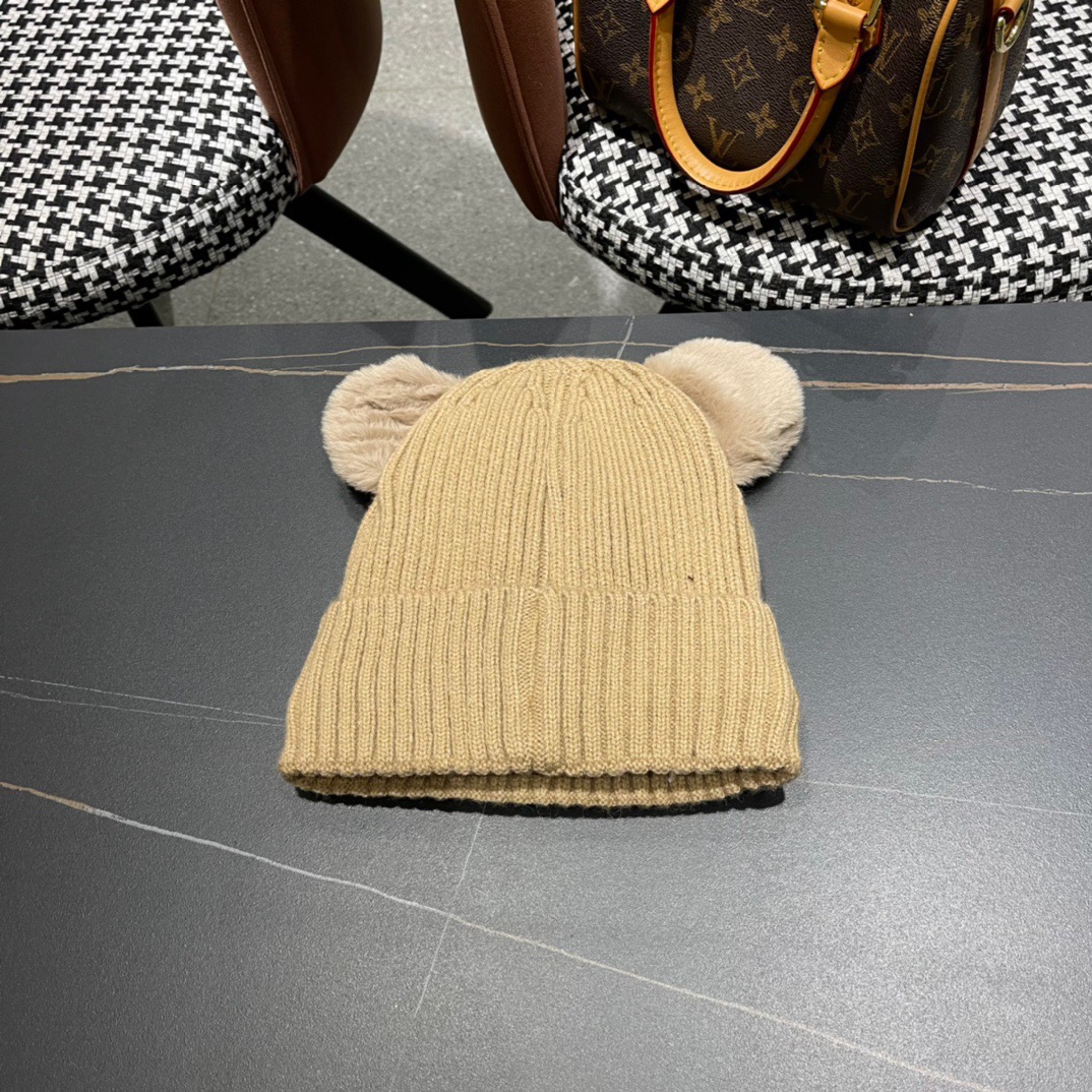 [TOP] CELINE Knitted Woolen Hat - 3 Colour
