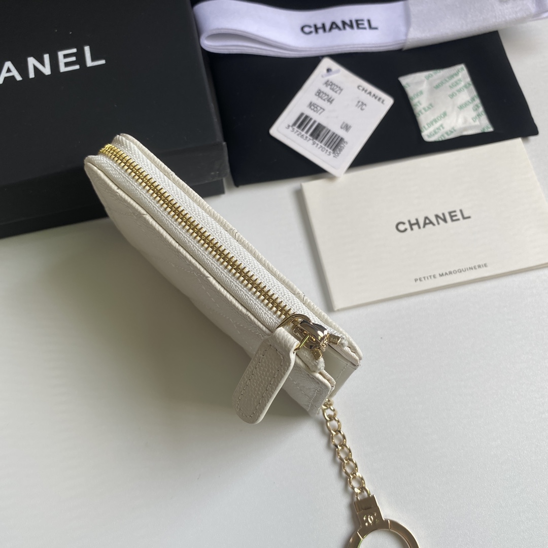 [TOP] CHANEL Wallet 12*7.5*2.5cm - 4 Colour - GHW