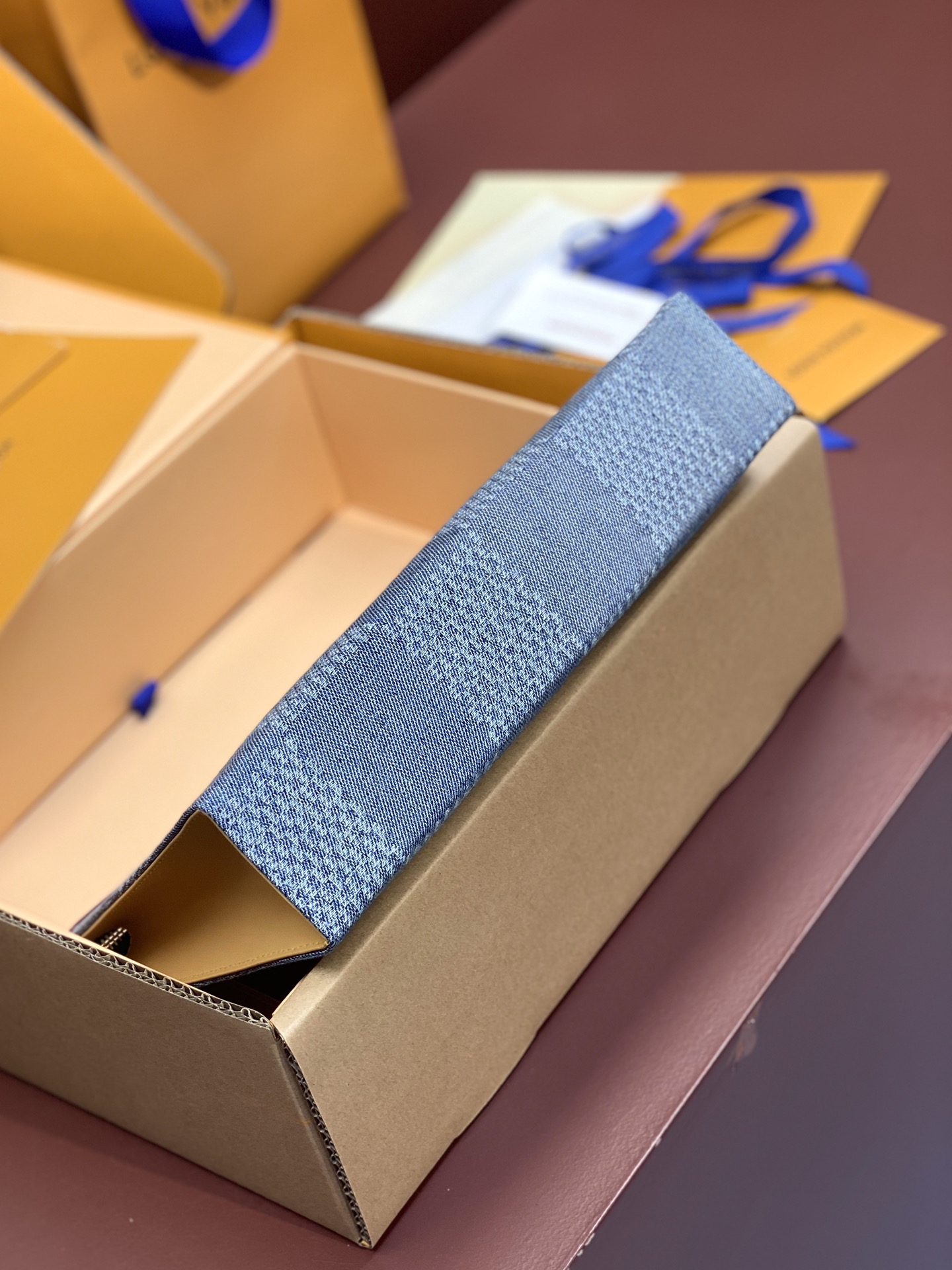 [TOP] Louis Vuitton LV LV Pochette To-Go Clutch Bag 27×21×6cm - Blue