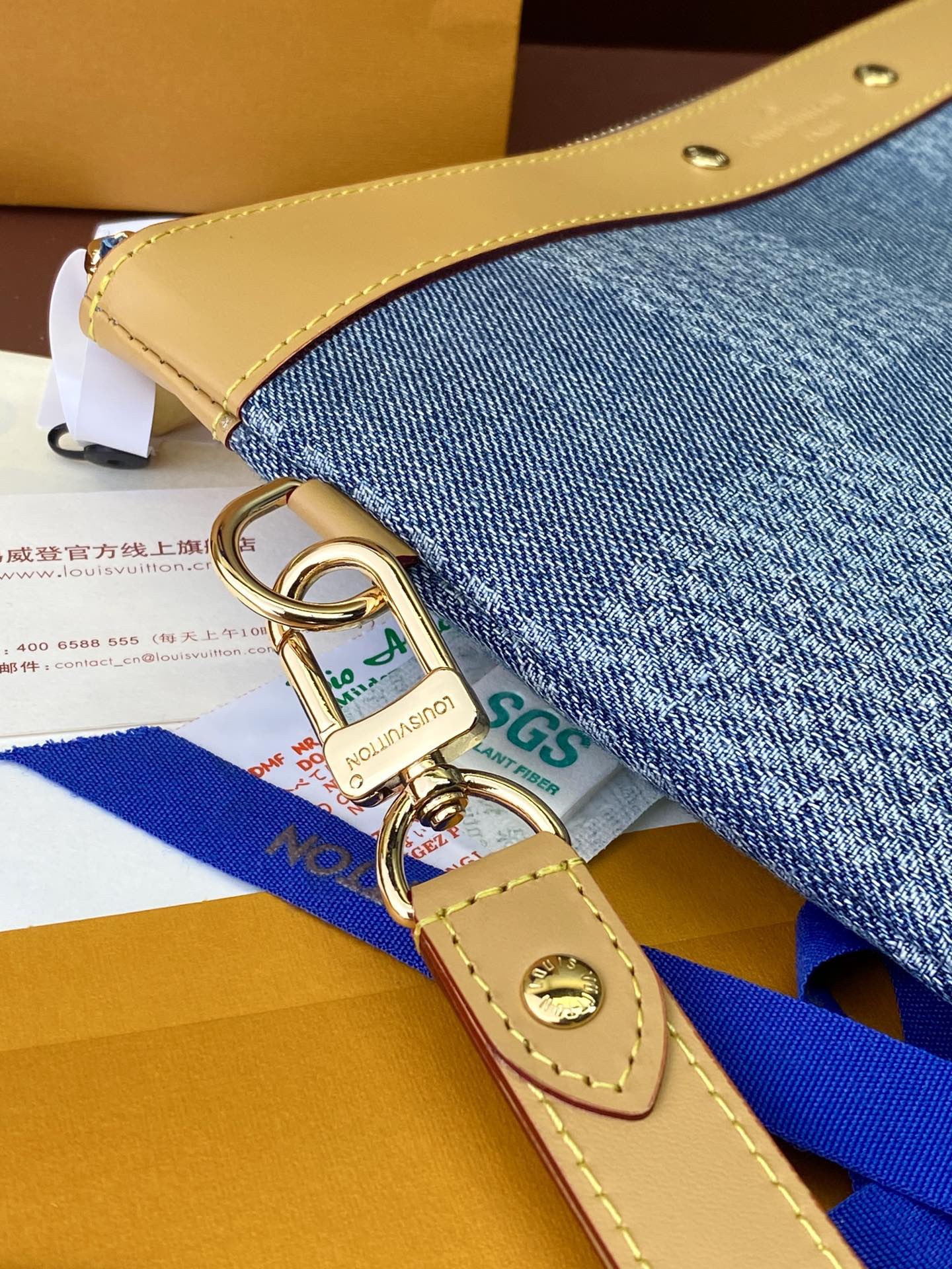 [TOP] Louis Vuitton LV LV Pochette To-Go Clutch Bag 30x21.5x1cm - Blue