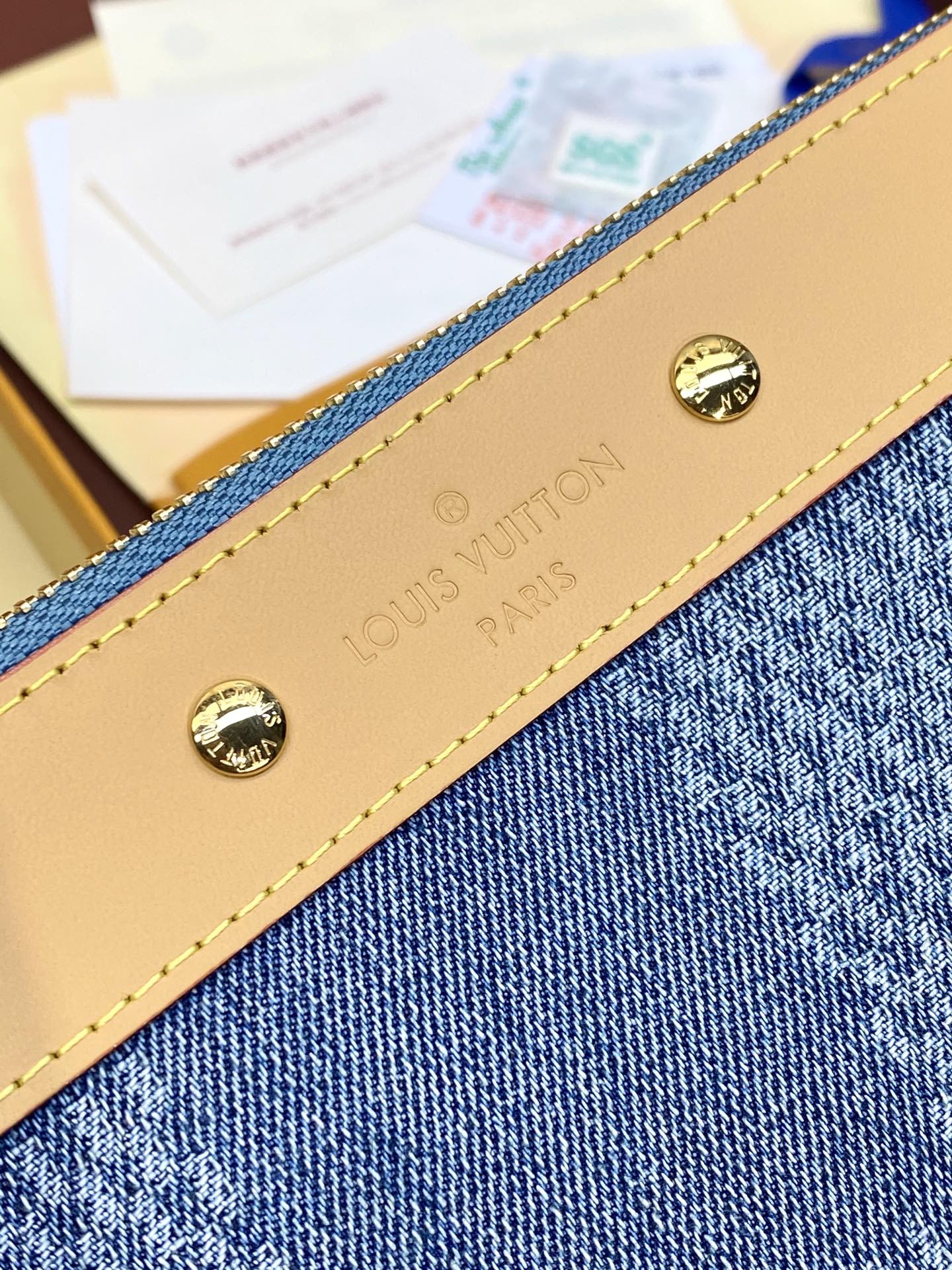 [TOP] Louis Vuitton LV LV Pochette To-Go Clutch Bag 30x21.5x1cm - Blue