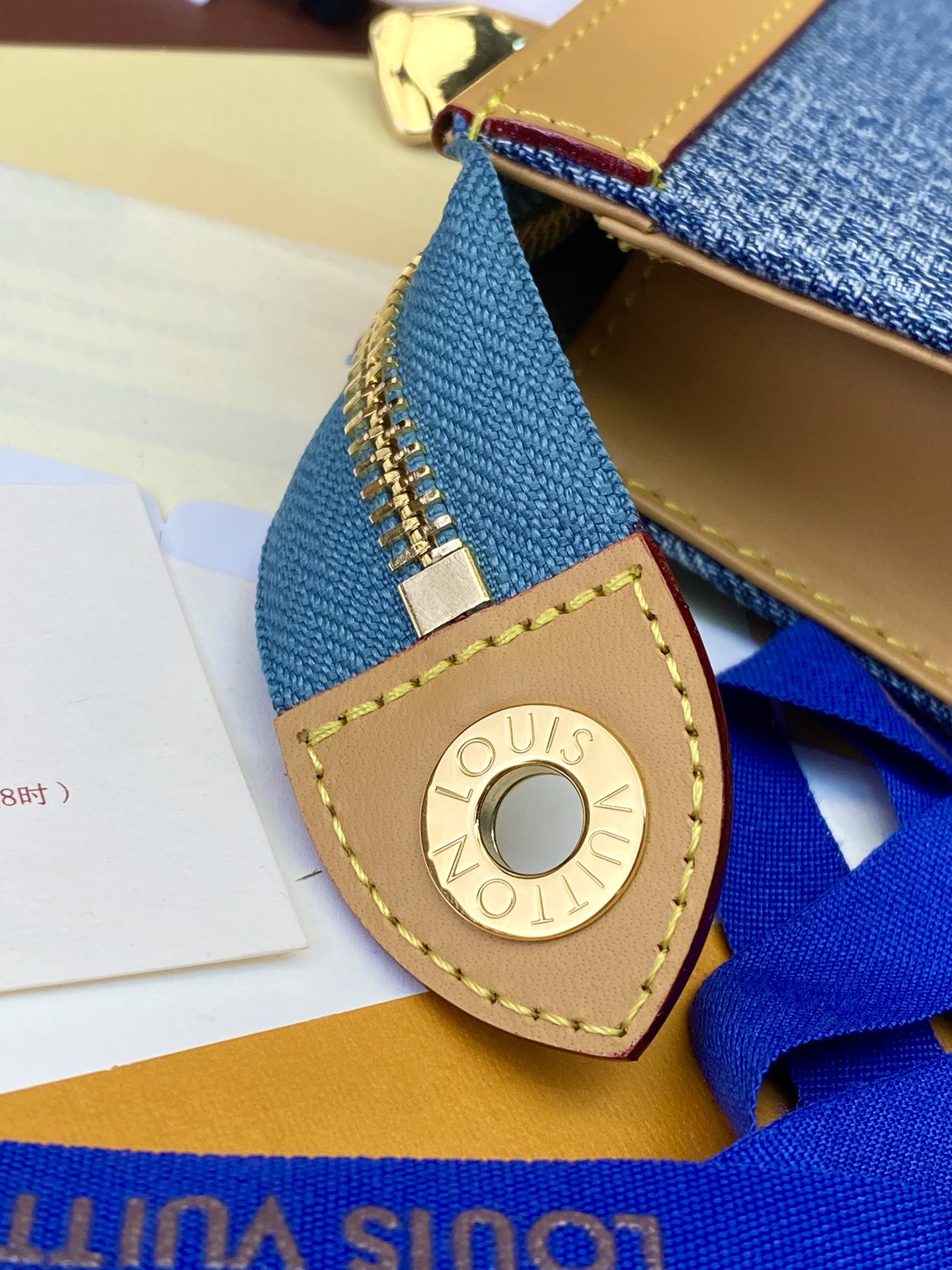 [TOP] Louis Vuitton LV LV Pochette To-Go Clutch Bag 27×21×6cm - Blue