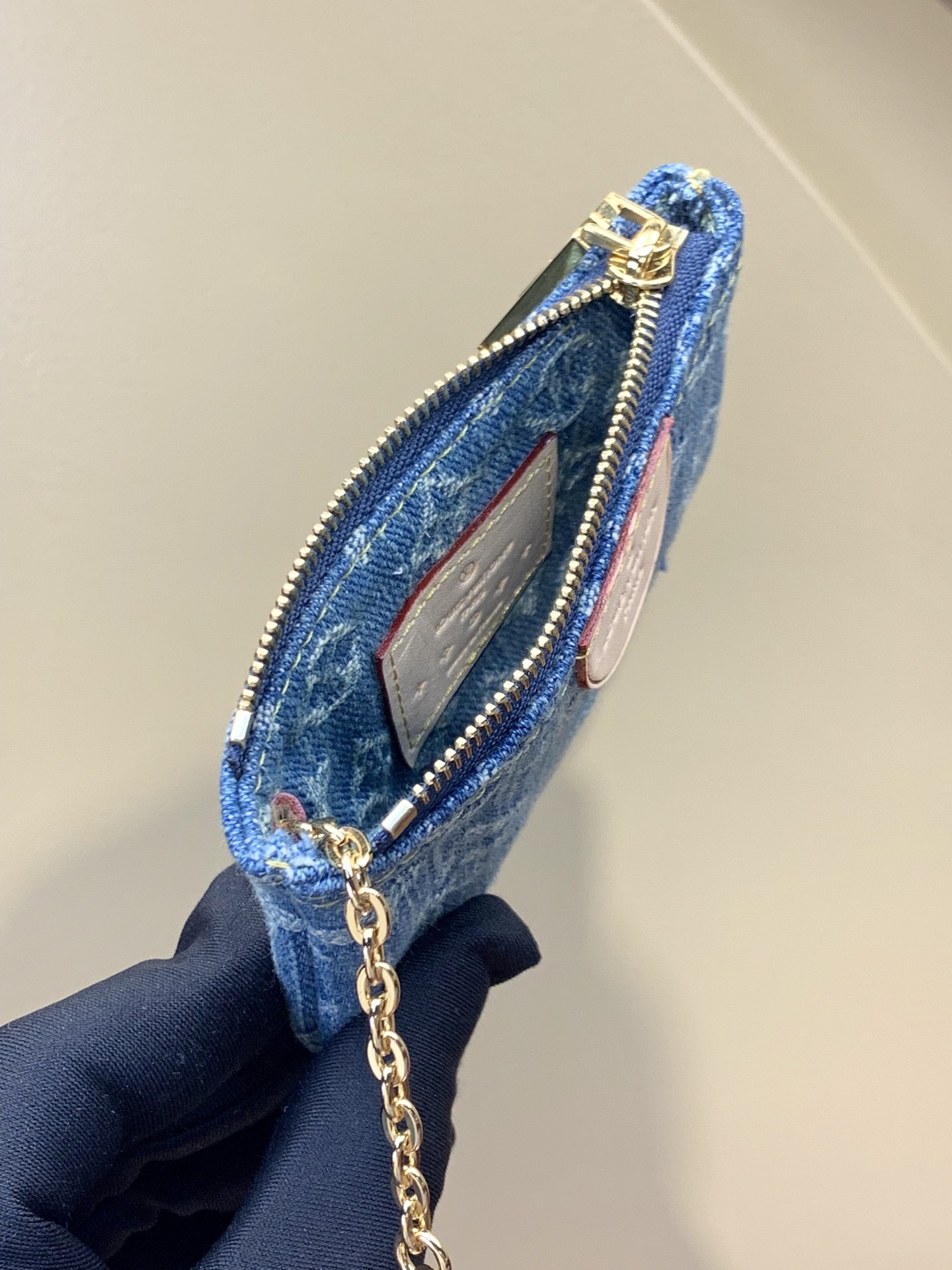 [TOP] Louis Vuitton LV Zippy Coin Purse 12x7x1.5cm - Monogram Denim Blue