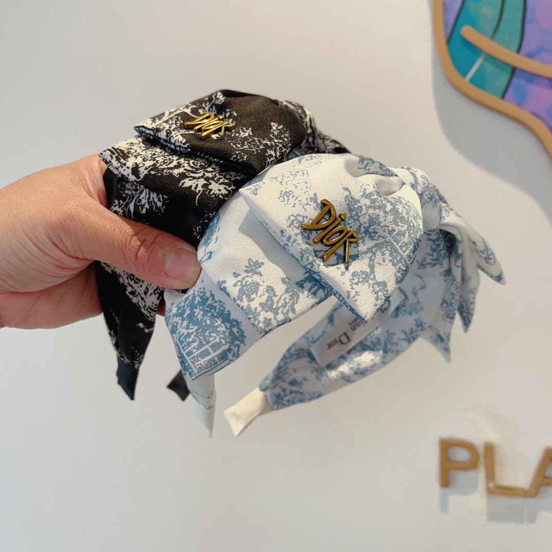 [TOP] Christian Dior New Hairband - 2 Colors