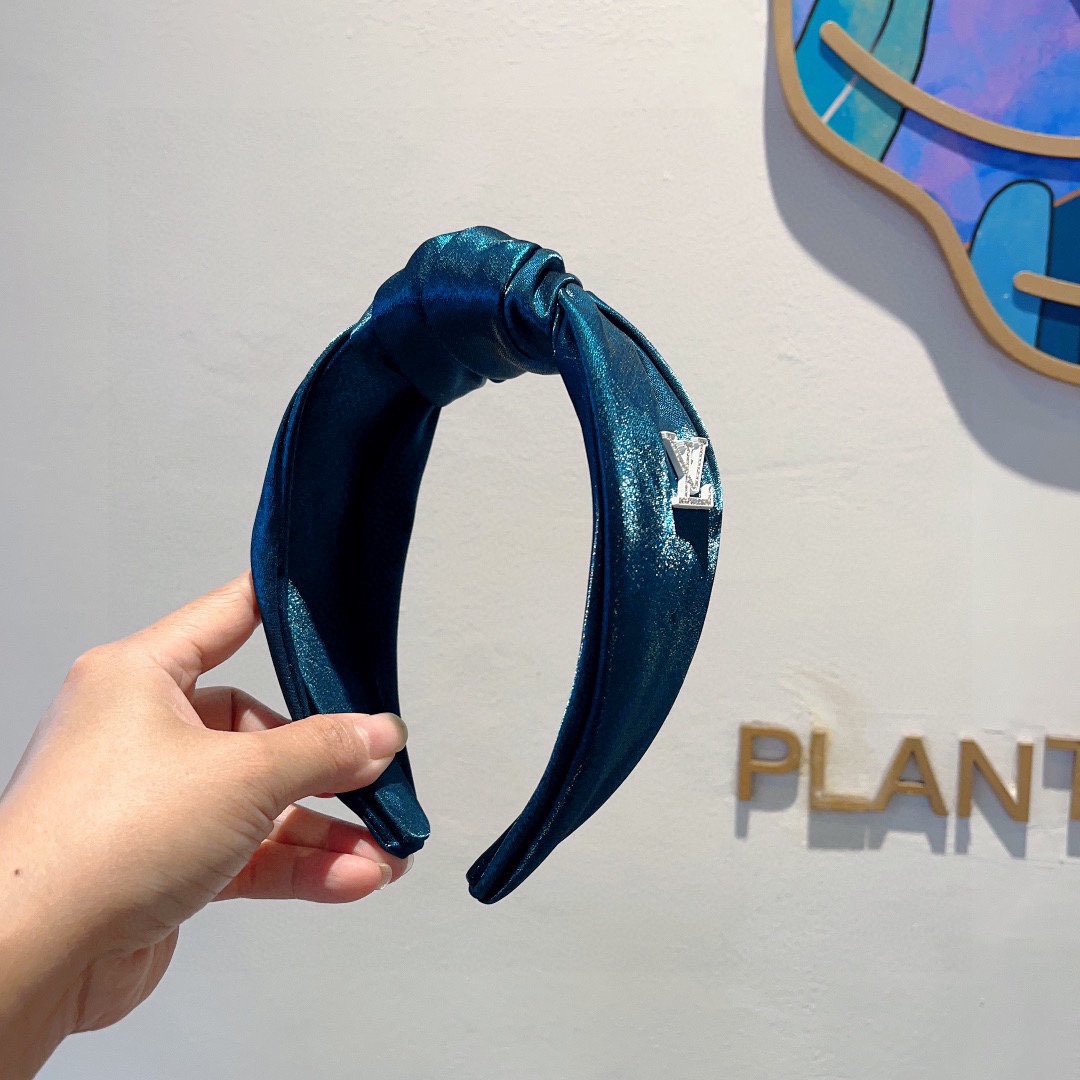 [TOP] Louis Vuitton  LV Fashionable And Versatile Hairband - Blue