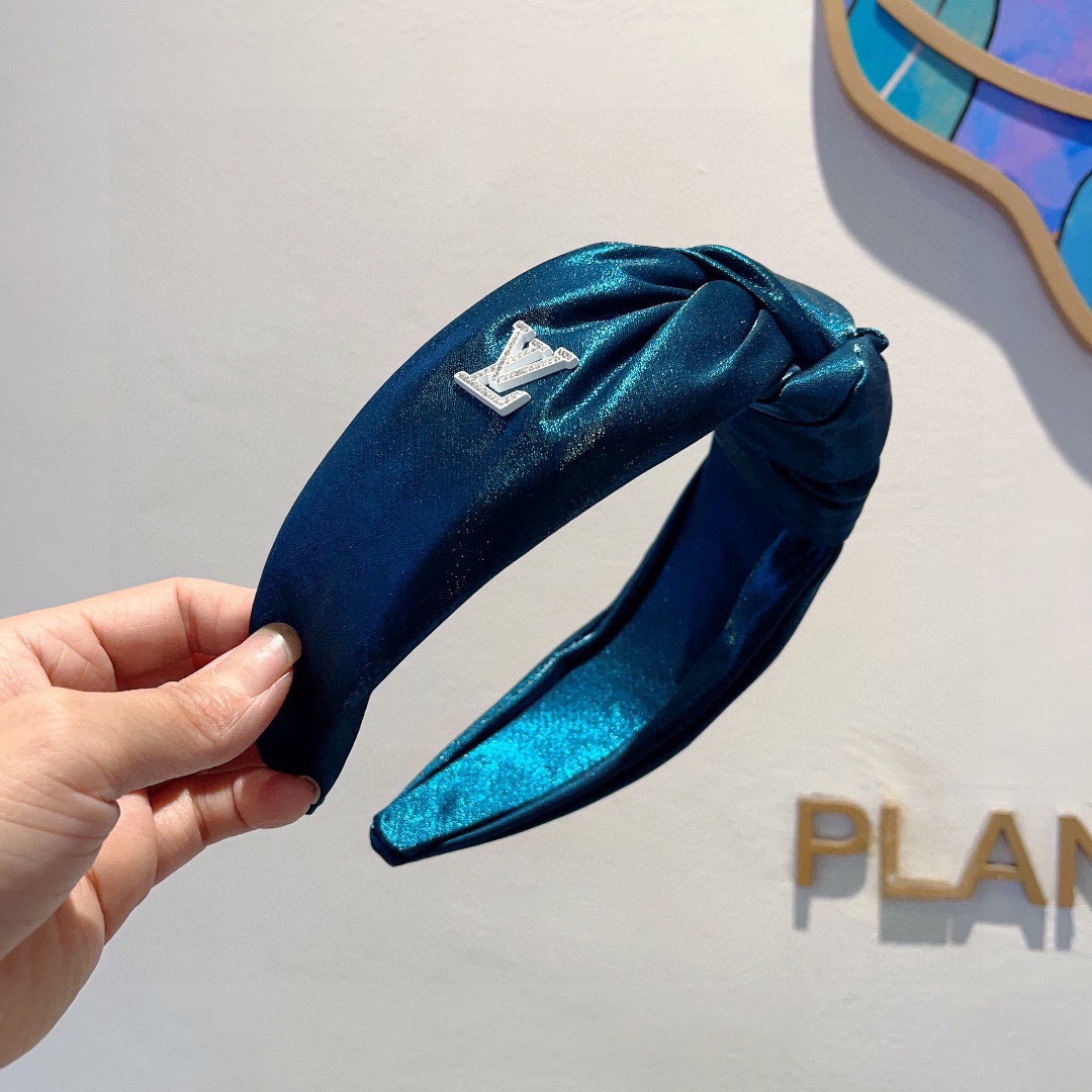 [TOP] Louis Vuitton  LV Fashionable And Versatile Hairband - Blue