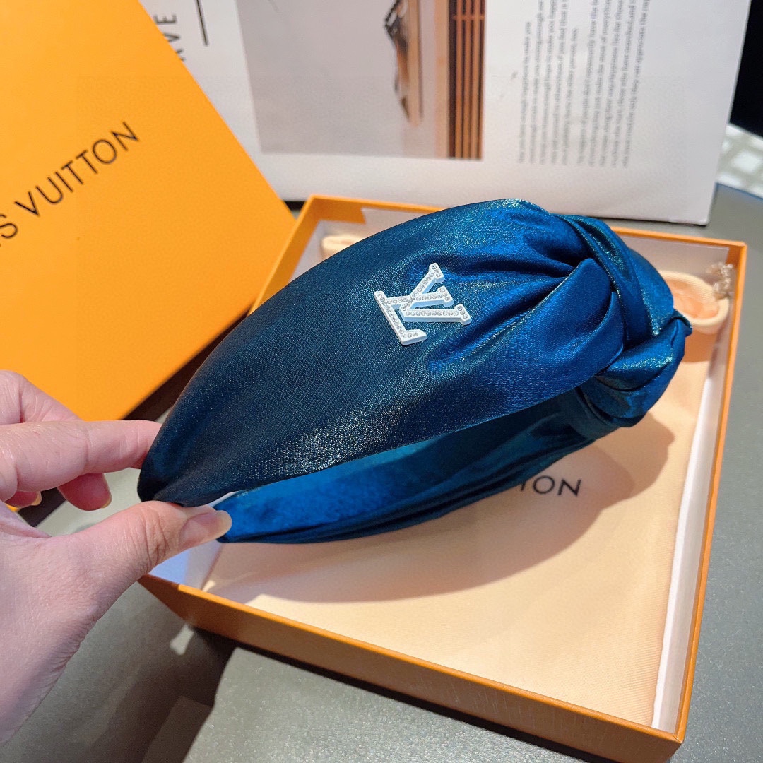 [TOP] Louis Vuitton  LV Fashionable And Versatile Hairband - Blue