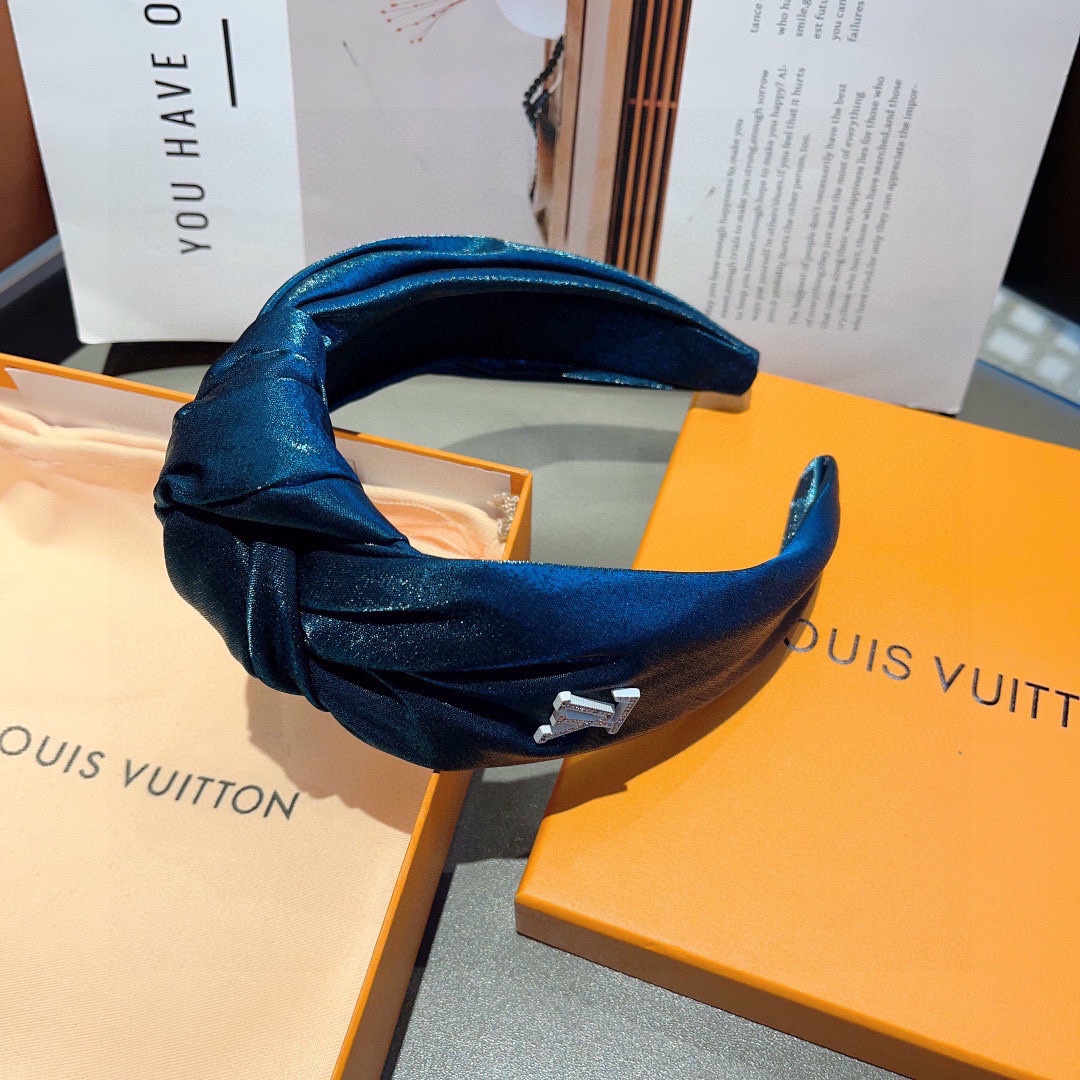 [TOP] Louis Vuitton  LV Fashionable And Versatile Hairband - Blue