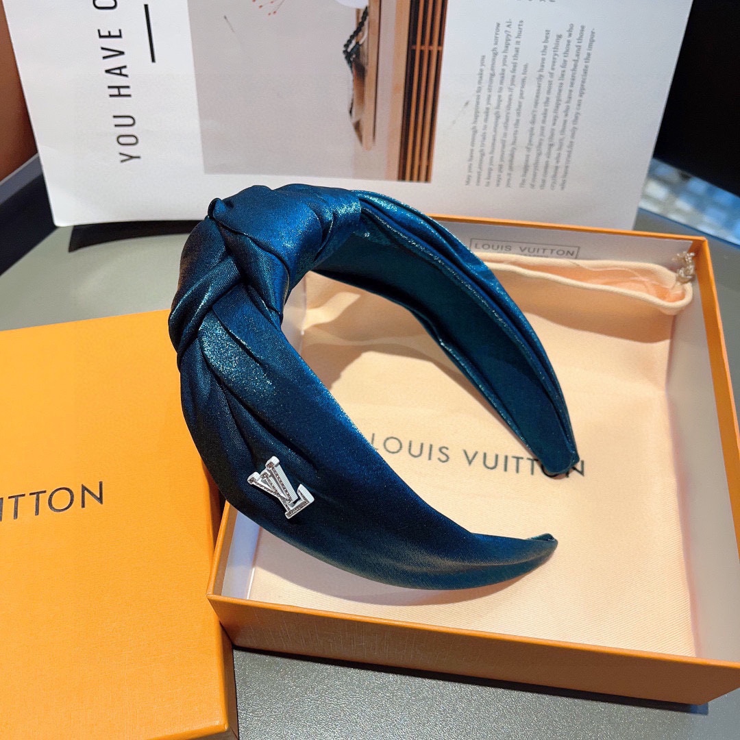 [TOP] Louis Vuitton  LV Fashionable And Versatile Hairband - Blue