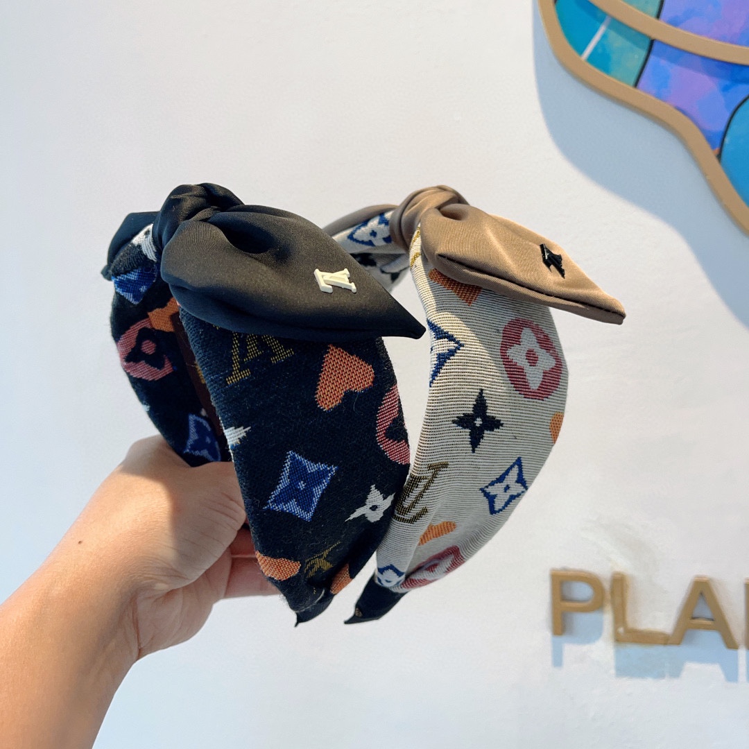 [TOP] Louis Vuitton  LV Fashionable And Versatile Hairband - 2 Colors