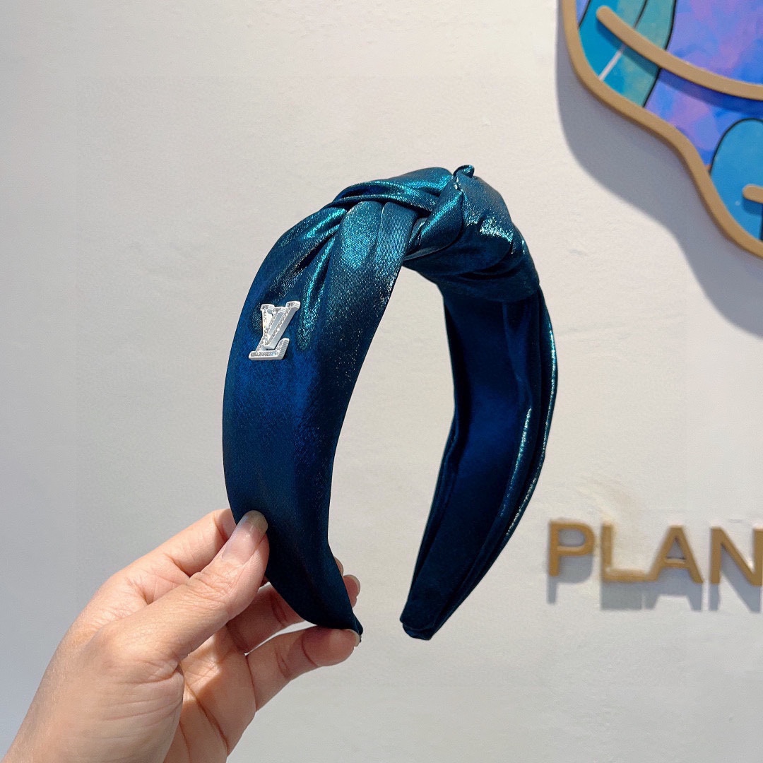 [TOP] Louis Vuitton  LV Fashionable And Versatile Hairband - Blue