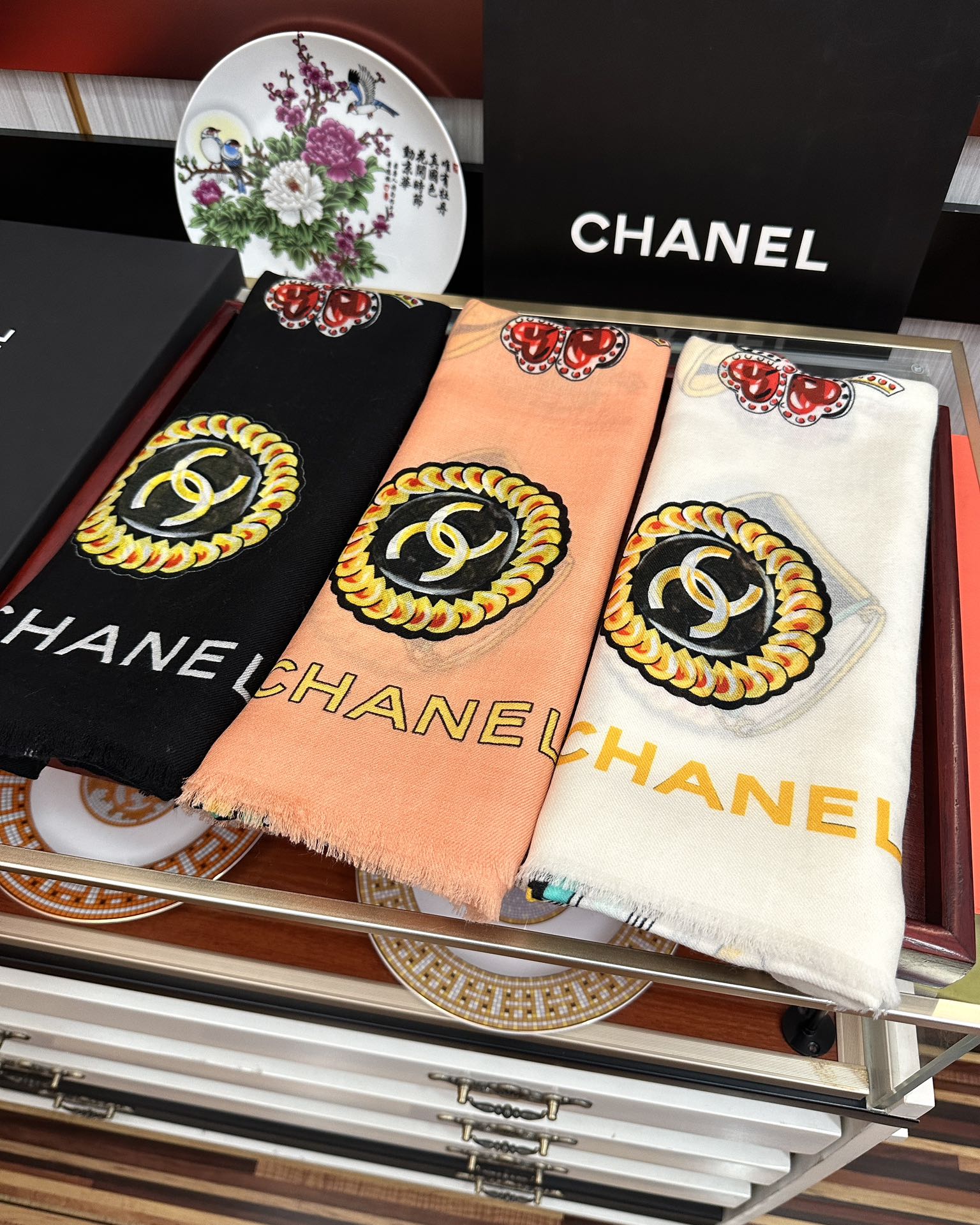[TOP] Chanel  Scarf 100x200cm - 3 Colors