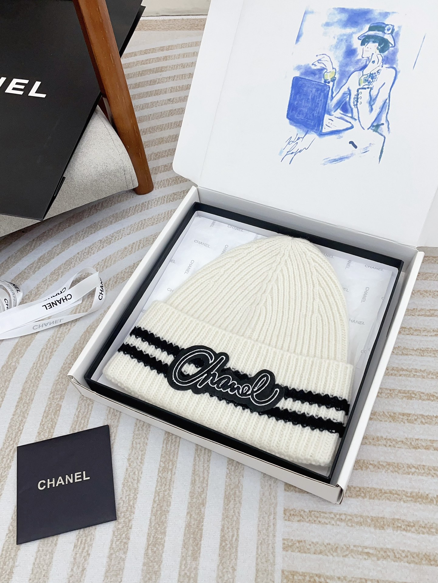[TOP] CHANEL Cashmere Hat - 4 Color