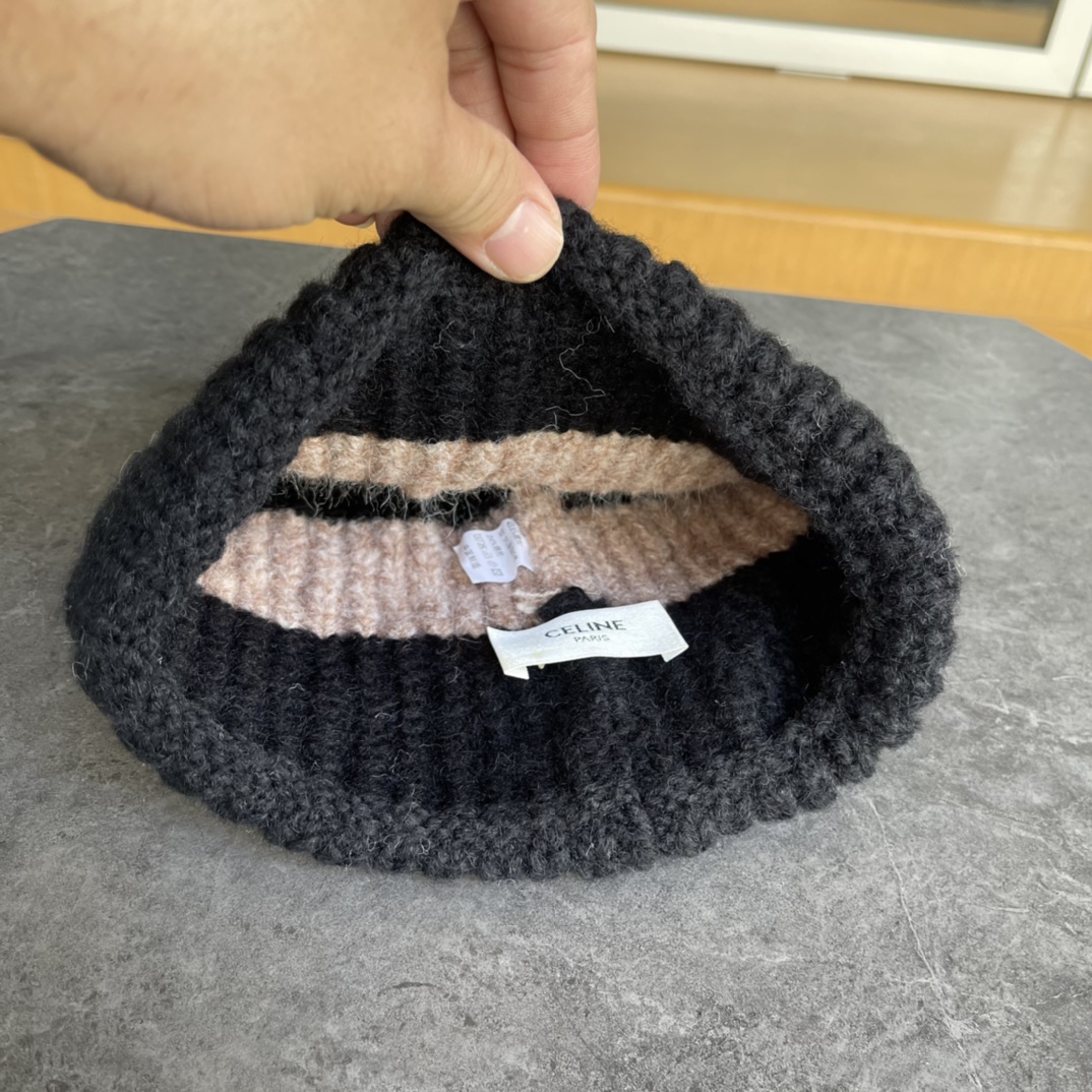 [TOP] CELINE Knitted Hat - 4 Colour