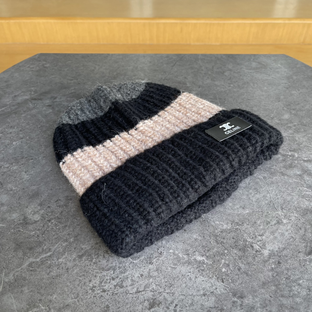[TOP] CELINE Knitted Hat - 4 Colour