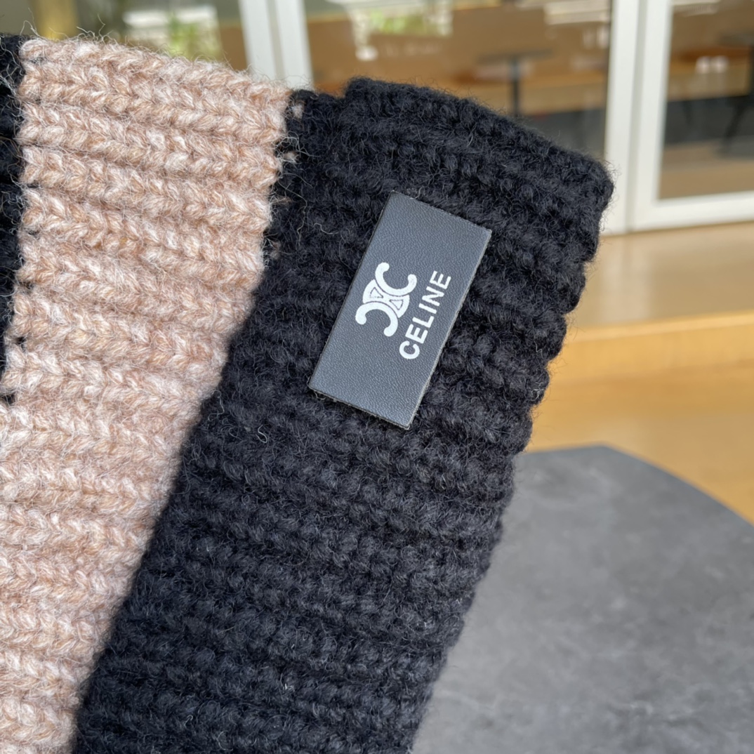 [TOP] CELINE Knitted Hat - 4 Colour
