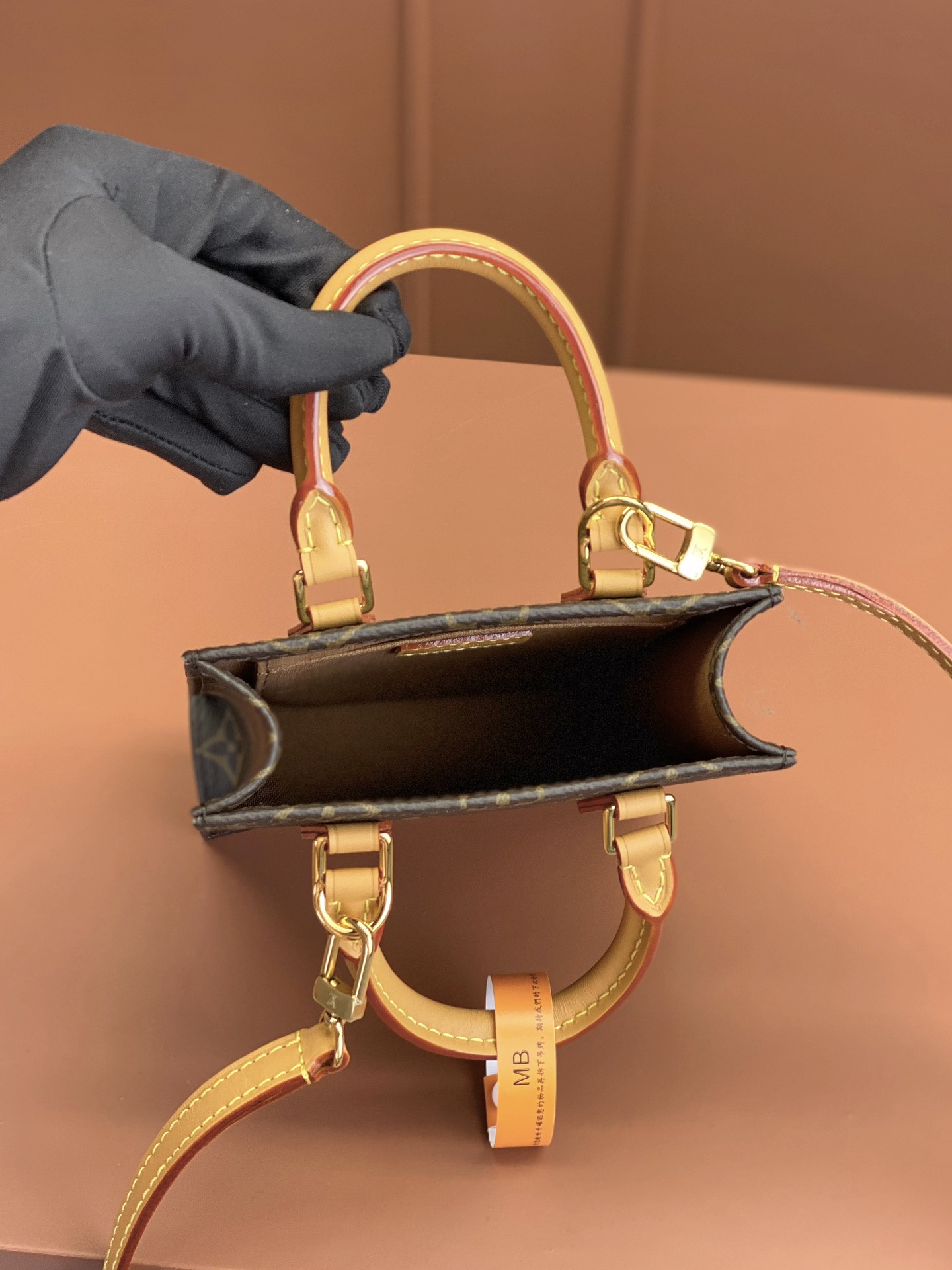 [TOP] Louis Vuitton LV Petit Sac Plat Handbag 14x17x5cm - Brown